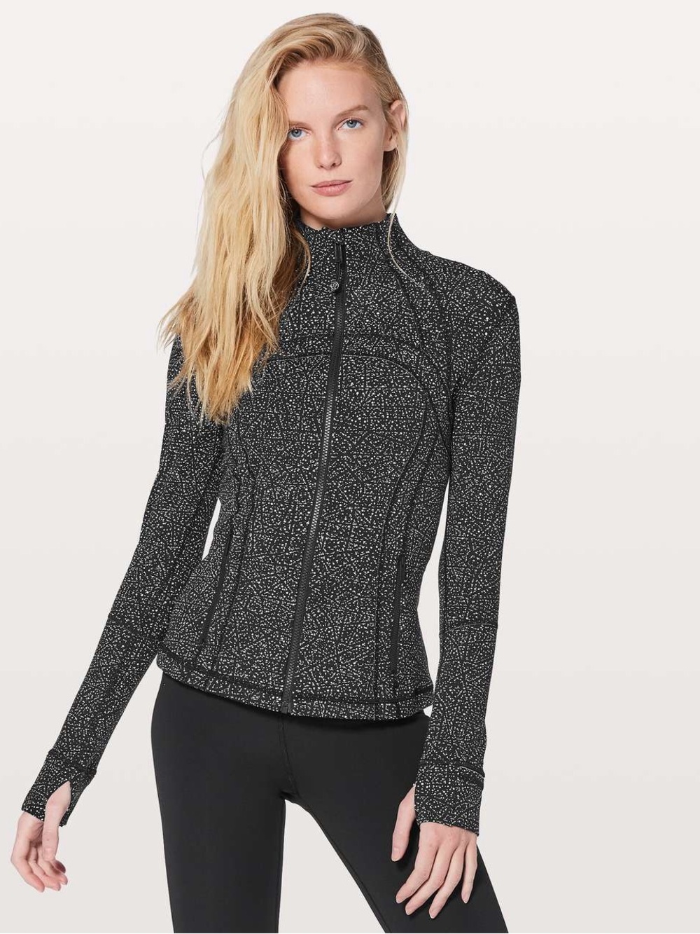 Lululemon Define Jacket
Magnetized Jacquard Black White
Speckled Size 4